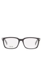 Matchesfashion.com Dior - Diorblacksuit Square Acetate Glasses - Mens - Black