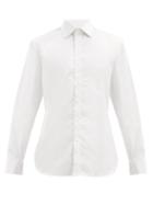 Matchesfashion.com Emma Willis - French-cuff Cotton-blend Shirt - Mens - White