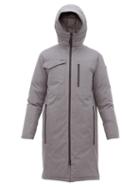 Matchesfashion.com Nobis - Technical Down Hooded Parka Coat - Mens - Grey