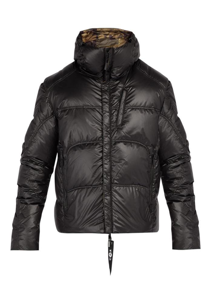 Kru Stratos Camouflage-print Reversible Ski Jacket