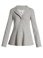 Rosie Assoulin Prince Of Wales-checked Fluted Jacket