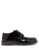 Matchesfashion.com Marni - Patent-leather Derby Shoes - Mens - Black