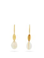 Matchesfashion.com Albus Lumen - X Ryan Storer Shell Drop Earrings - Womens - White