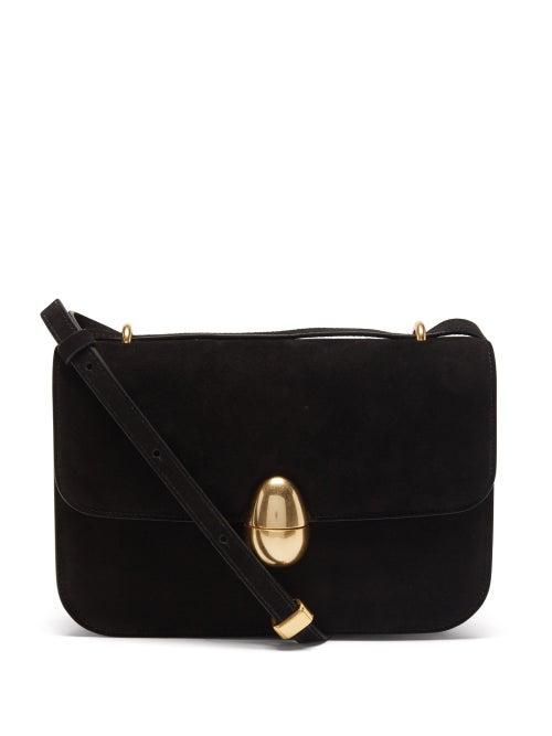 Neous - Phoenix Suede Cross-body Bag - Womens - Black Gold