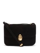 Neous - Phoenix Suede Cross-body Bag - Womens - Black Gold