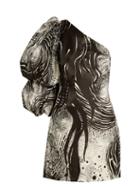 Matchesfashion.com Aje - X Brett Whitely Starry Night Print Dress - Womens - Black White