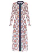 Jonathan Saunders Lila Star-print Crepe De Chine Dress