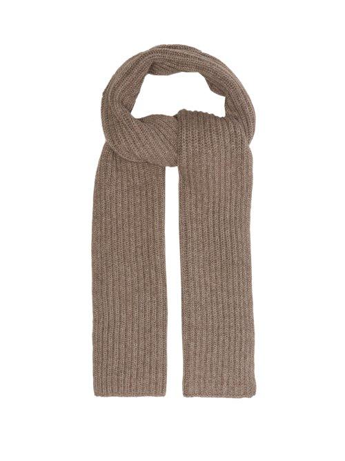 Matchesfashion.com Thom Sweeney - Ribbed Cashmere Scarf - Mens - Grey