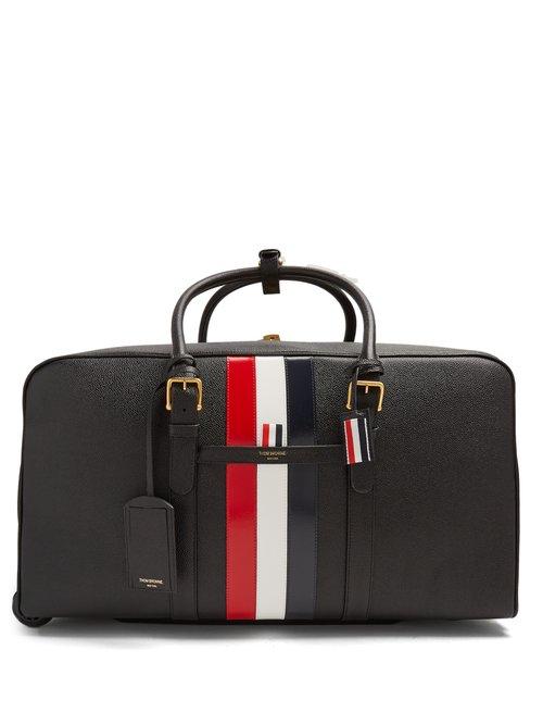 Matchesfashion.com Thom Browne - Pebbled Leather Holdall - Mens - Black