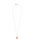 Matchesfashion.com Selim Mouzannar - Diamond & 18kt Rose-gold Pendant Necklace - Womens - Orange