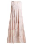 Merlette Kelmtu Tiered Cotton-blend Dress