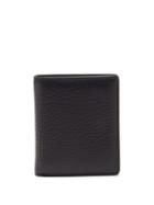 Maison Margiela - Grained-leather Bifold Wallet - Womens - Black