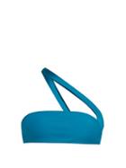 Matchesfashion.com Jade Swim - Halo One Strap Bikini Top - Womens - Blue