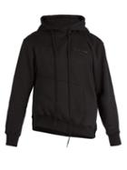 Matchesfashion.com Martine Rose - Asymmetric Hem Hooded Sweatshirt - Mens - Black