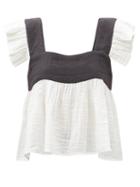 Matchesfashion.com Anaak - Cassi Ruffled-strap Cotton Top - Womens - White