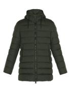 Matchesfashion.com Herno - Chamonix Hooded Quilted Down Jacket - Mens - Green