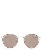 Eyevan 717e Round-frame Titanium Sunglasses
