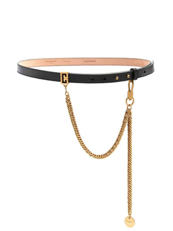 Givenchy Chain-detail Leather Belt