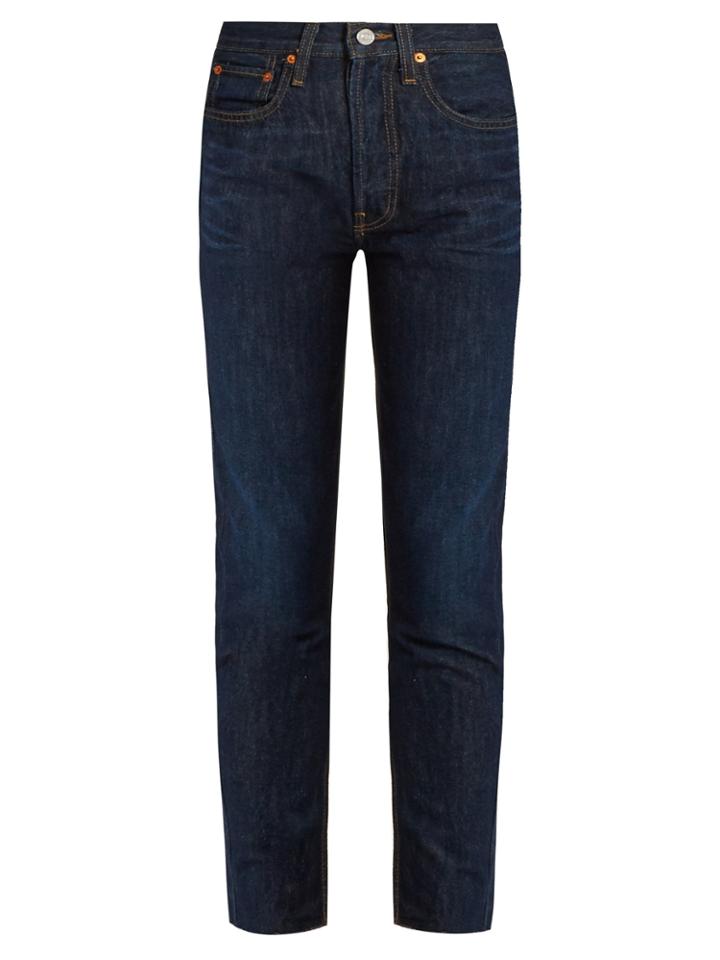Re/done Originals High-rise Skinny-leg Jeans