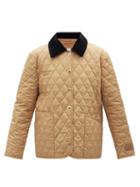 Burberry - Dranefeld Diamond-quilted Shell Jacket - Womens - Camel