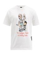 Mens Activewear New Balance - Levitzo Logo-print Cotton-jersey T-shirt - Mens - White
