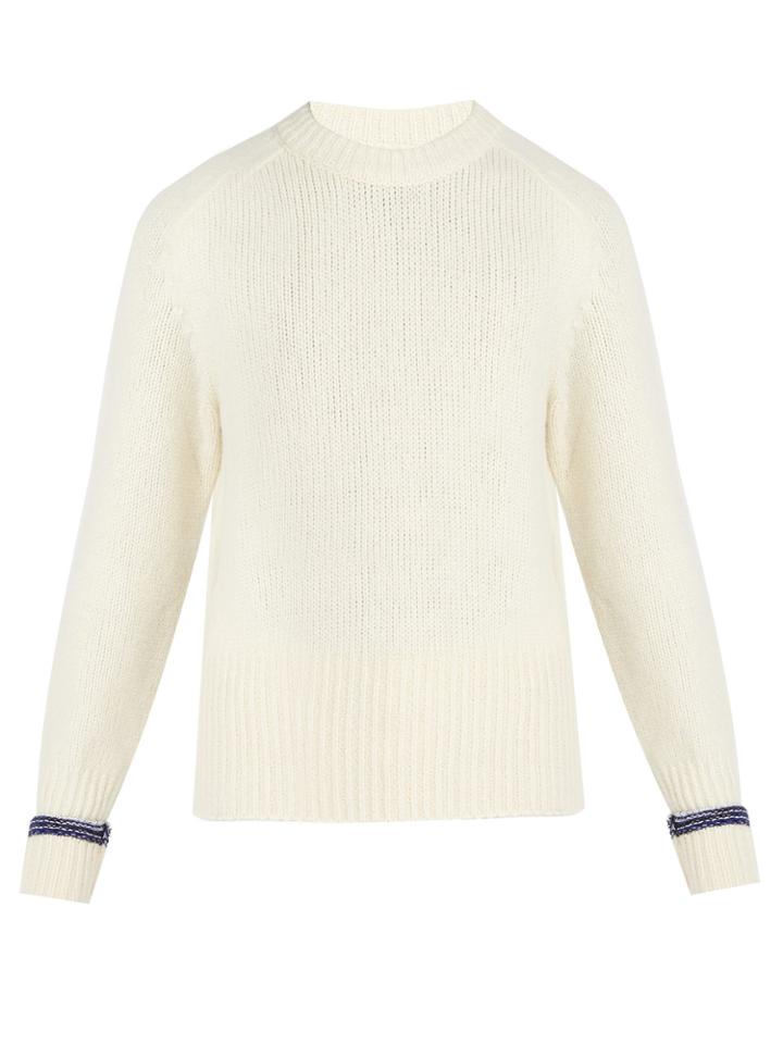 Maison Margiela Crew-neck Cashmere And Wool-blend Sweater