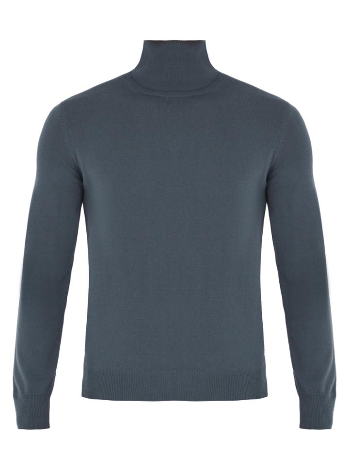 Boglioli Roll-neck Wool-blend Sweater