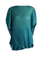 Pleats Please Issey Miyake Alt Leaves Pleated Asymmetric Top