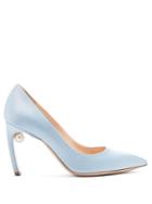 Nicholas Kirkwood Mira Pearl-heeled Faille Pumps