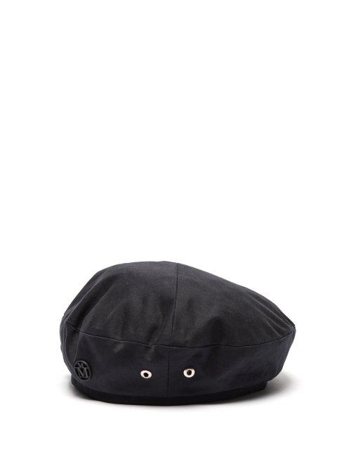 Matchesfashion.com Maison Michel - New Billy Cotton Beret - Womens - Black