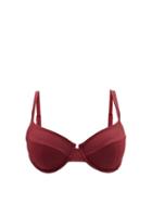 Matchesfashion.com Form And Fold - The Base Underwired D-g Bikini Top - Womens - Red