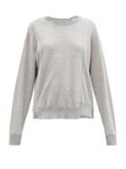 Matchesfashion.com Kuro - Asymmetric Cotton-jersey Sweatshirt - Womens - Grey