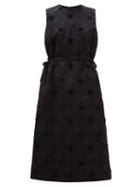 Matchesfashion.com Noir Kei Ninomiya - Floral Fil Coup Tulle Underskirt Dress - Womens - Black