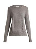 Matchesfashion.com Jw Anderson - Merino Wool Knitted Sweater - Womens - Grey