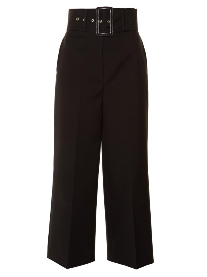 Givenchy High-waisted Wool Culottes