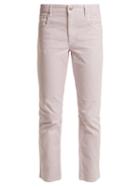 Matchesfashion.com Isabel Marant Toile - Fliff Mid Rise Straight Leg Jeans - Womens - Light Pink