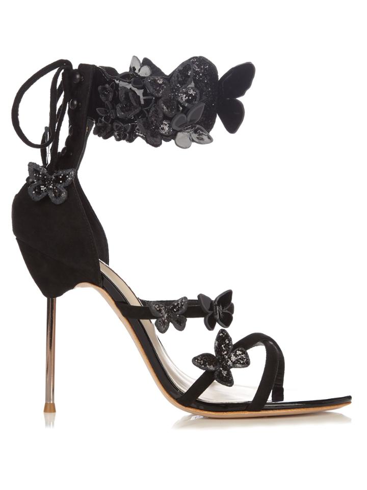 Sophia Webster Harmony Butterfly-appliqu Suede Sandals