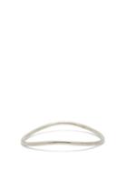 Matchesfashion.com Ann Demeulemeester - Distorted Sterling-silver Bangle - Mens - Silver