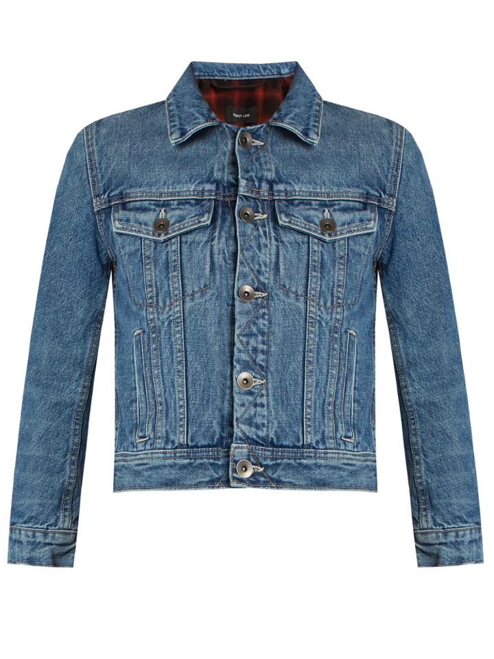 Helmut Lang Cropped Denim Jacket