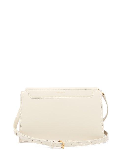 Matchesfashion.com Saint Laurent - Catherine Leather Cross Body Bag - Womens - White