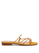 Matchesfashion.com Emme Parsons - Chris Leather And Suede Sandals - Womens - Yellow
