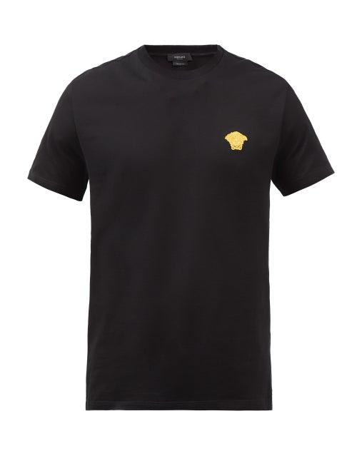 Versace - Medusa-logo Cotton-jersey T-shirt - Mens - Black