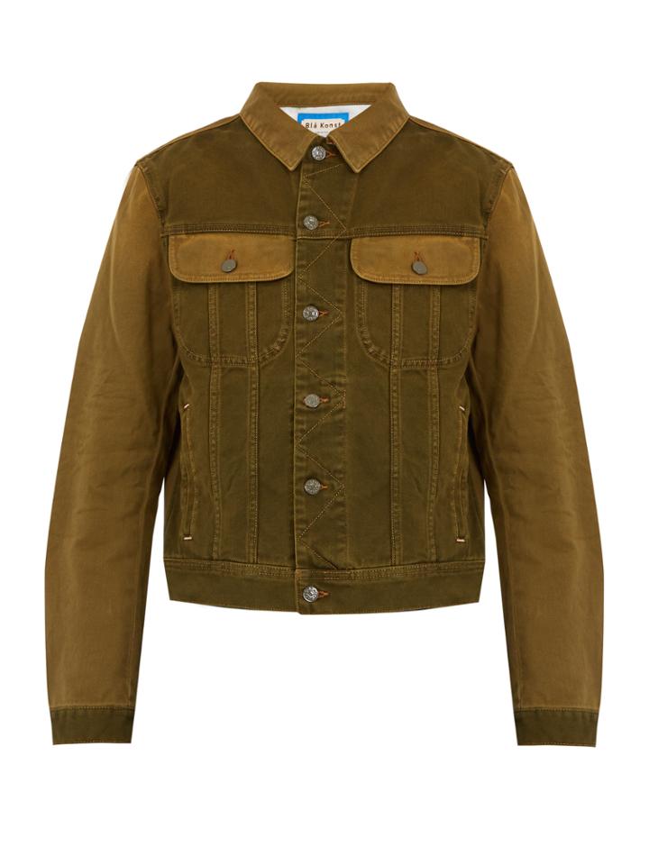 Acne Studios Tent Contrast-panel Denim Jacket