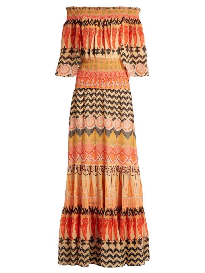 Temperley London Prophecy-print Chiffon Dress