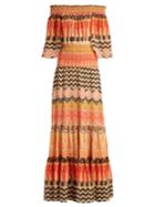 Temperley London Prophecy-print Chiffon Dress