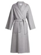 Matchesfashion.com Max Mara - Labbro Coat - Womens - Light Grey