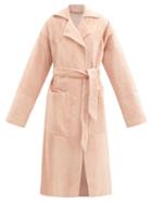 Matchesfashion.com Dodo Bar Or - Collie Shearling Wrap Coat - Womens - Light Pink