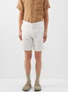 Orlebar Brown - Norwich Linen-twill Shorts - Mens - Cream
