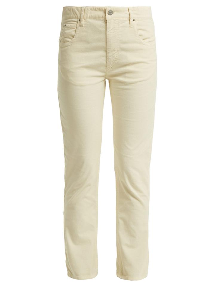 Isabel Marant Étoile Aliff Cotton-blend Girlfriend Trousers