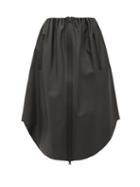 Matchesfashion.com Bottega Veneta - Utility-zip Leather Skirt - Womens - Dark Grey